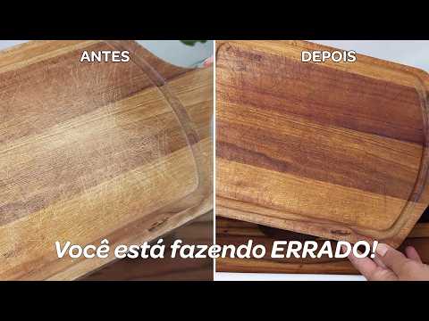 Cuidados com tábua de madeira para churrasco