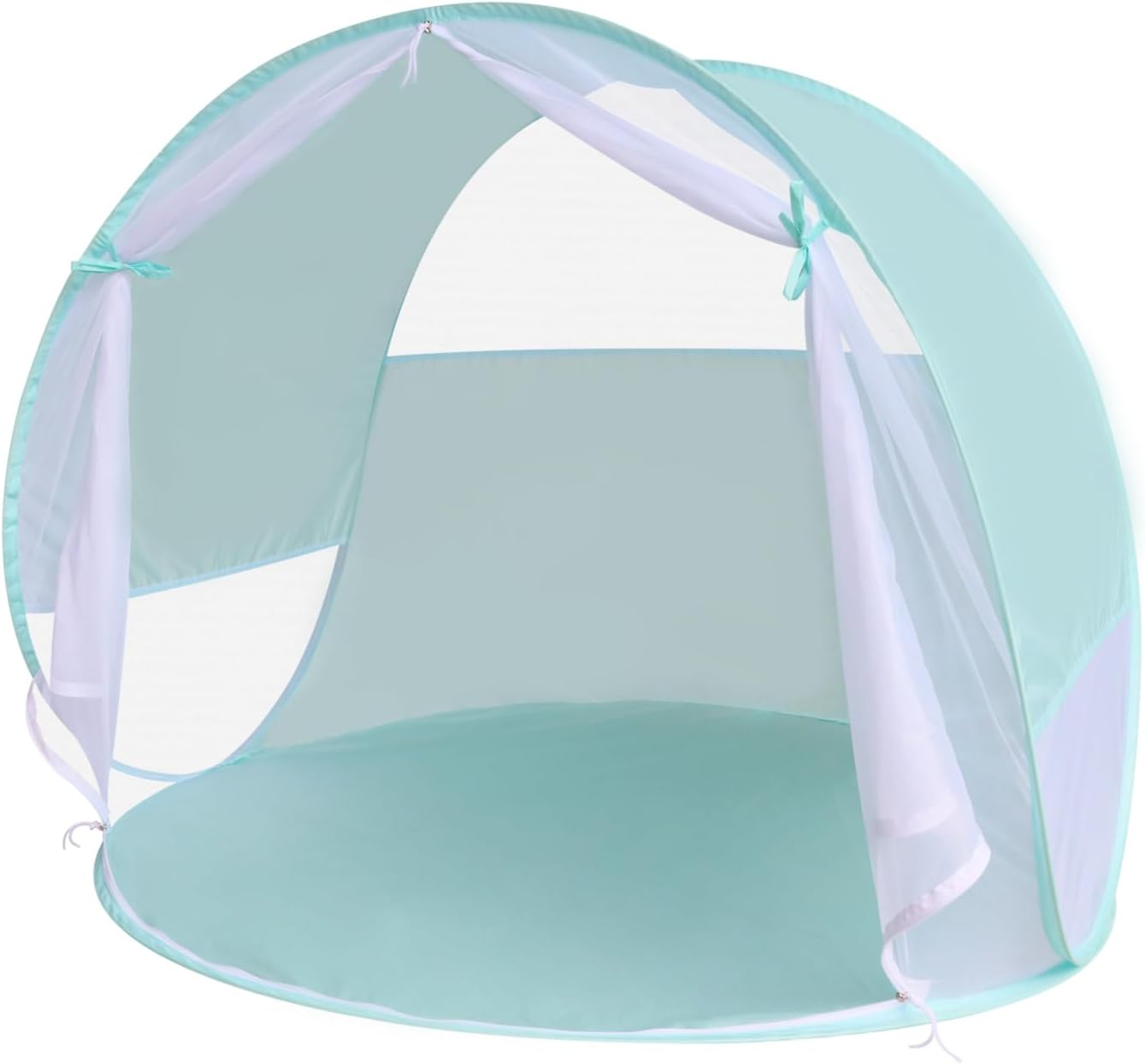 Tenda de praia infantil Action Air pop up anti-UV na cor verde