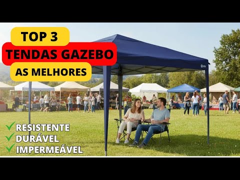 Comparativo de tendas gazebo 3x3 para praia