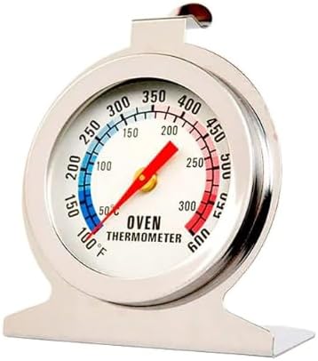 Termômetro culinário analógico de aço inox de 0 a 300 graus