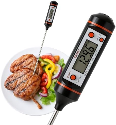 Termômetro digital culinário de espeto ate 300 graus
