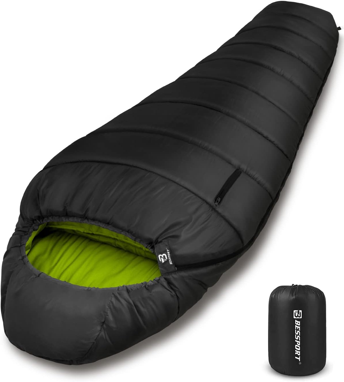 Saco de dormir Bessport tipo múmia para tres a quatro estacoes
