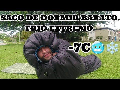 Saco de dormir para frio extremo no trekking