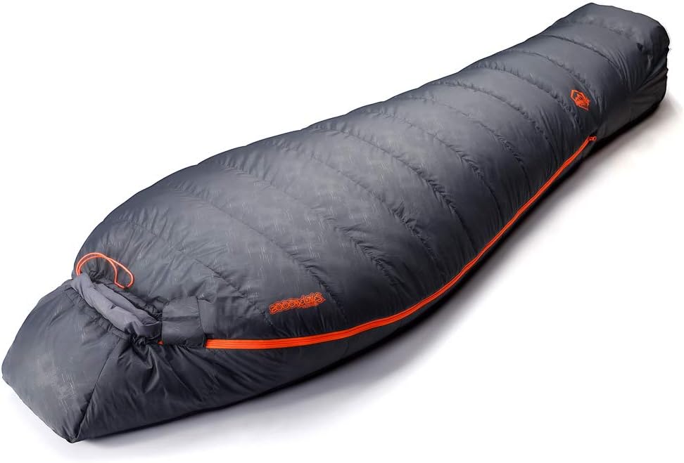 Saco de dormir ZOOOBELIVES Alplive de pluma para trekking em clima frio