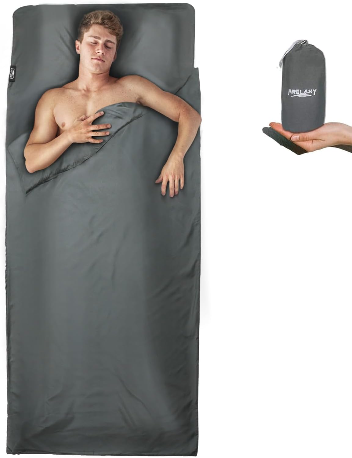 Liner Frelaxy de saco de dormir com zíper total
