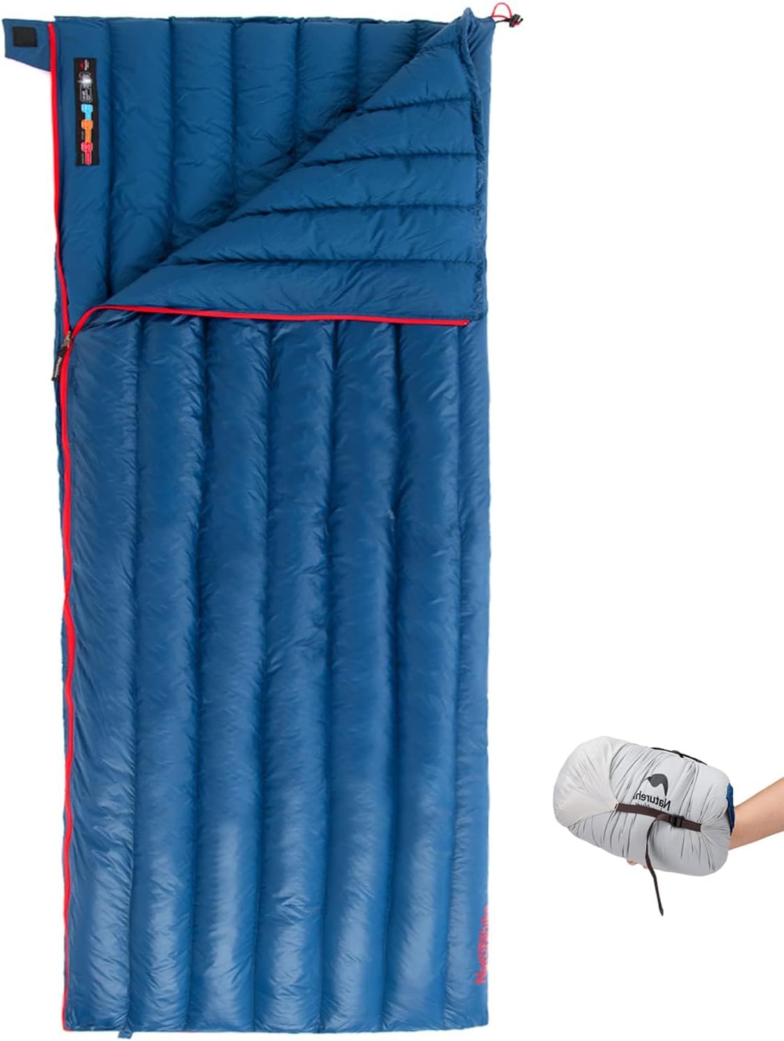 Saco de dormir Naturehike ultraleve de 570 gramas com pluma