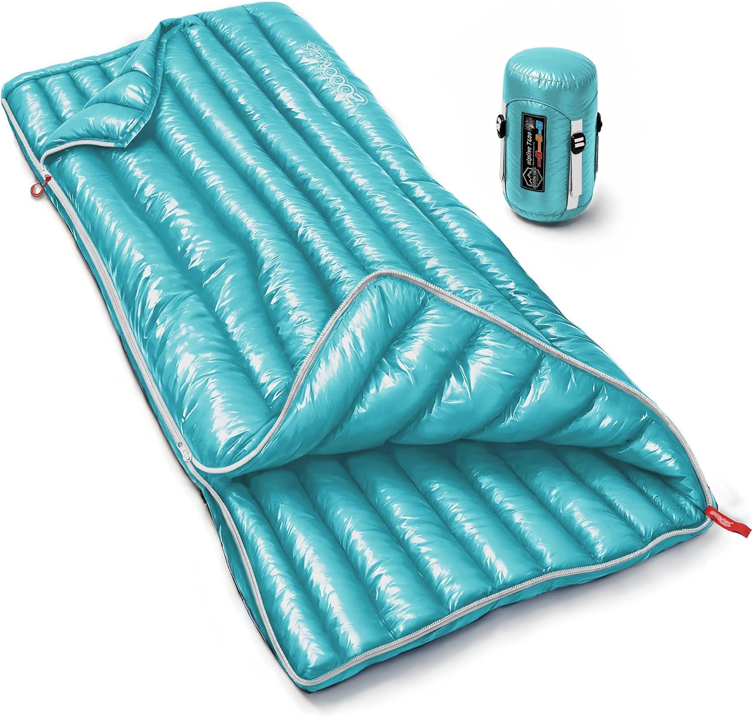 Saco de dormir ZOOOBELIVES T400 de pluma 650 fill ultraleve