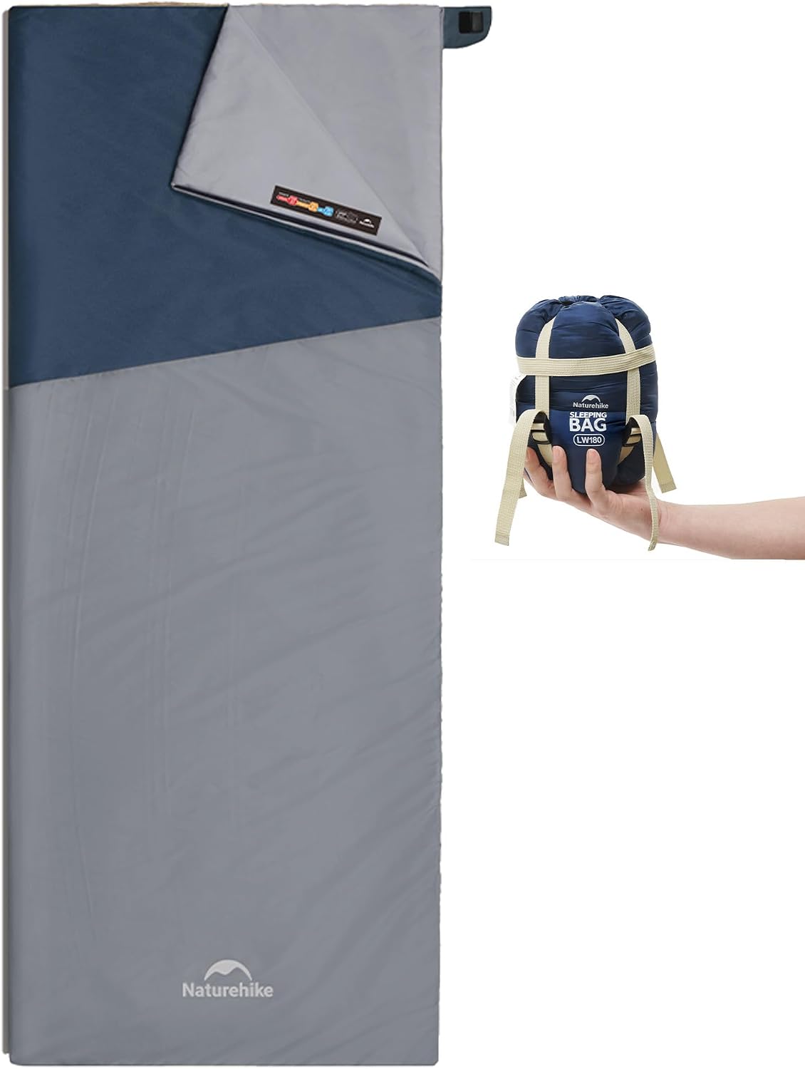 Saco de dormir Naturehike windhike envelope leve para verão